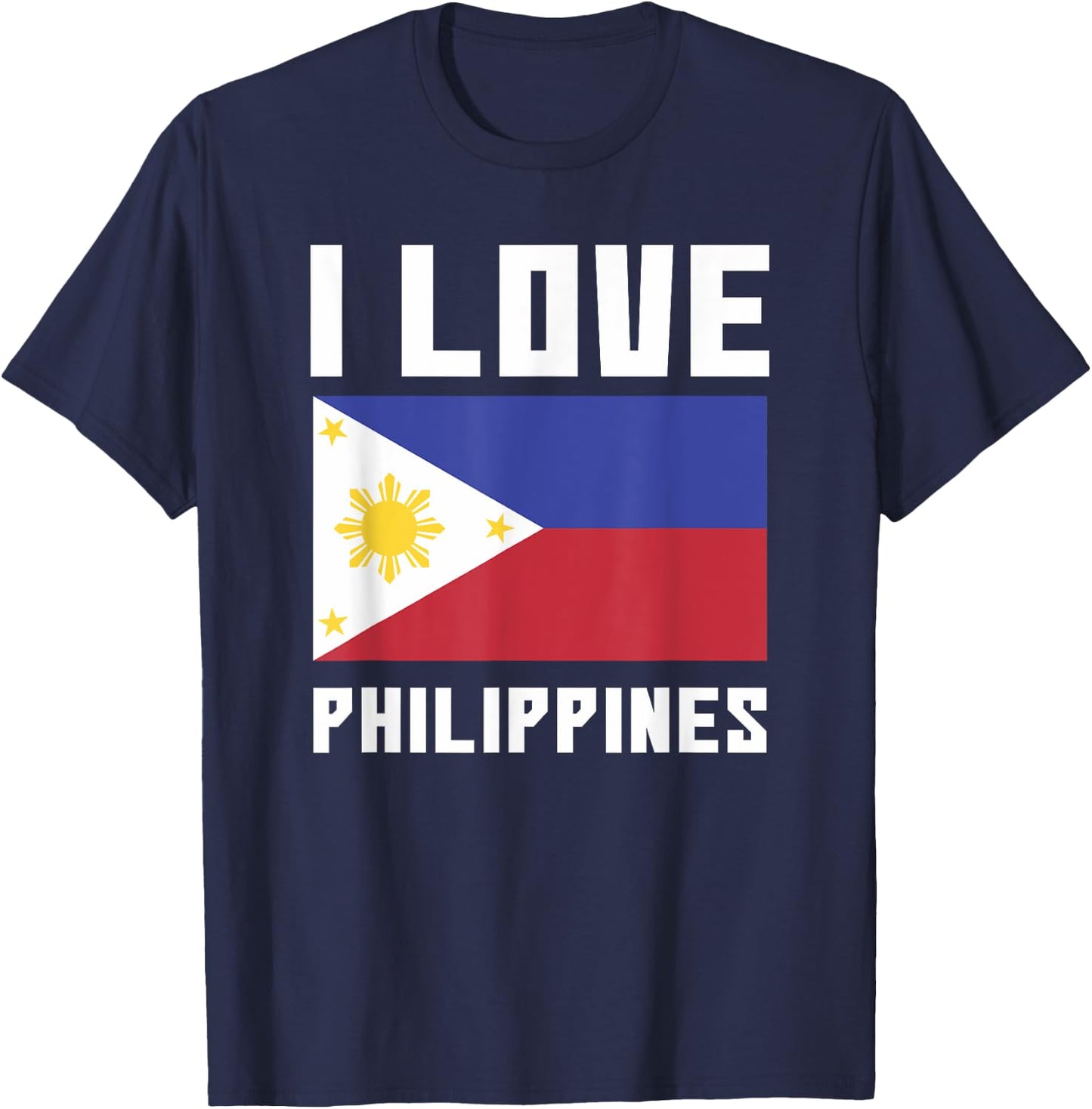 I Love Philippines I Heart Philippines Family Travel T-Shirt - T-Shirt | Navy