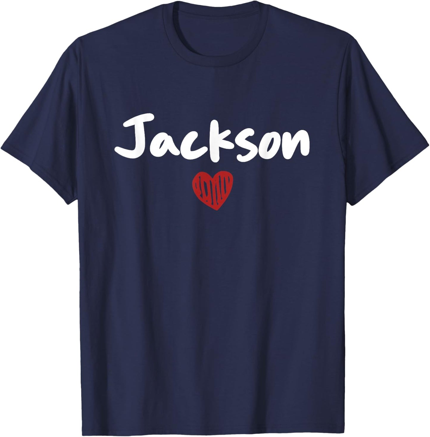Jackson - I Love Jackson - MS - Throwback Design - Classic T-Shirt - T-Shirt | Navy
