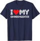 I Love My Granddaughter T-Shirt - T-Shirt | Navy