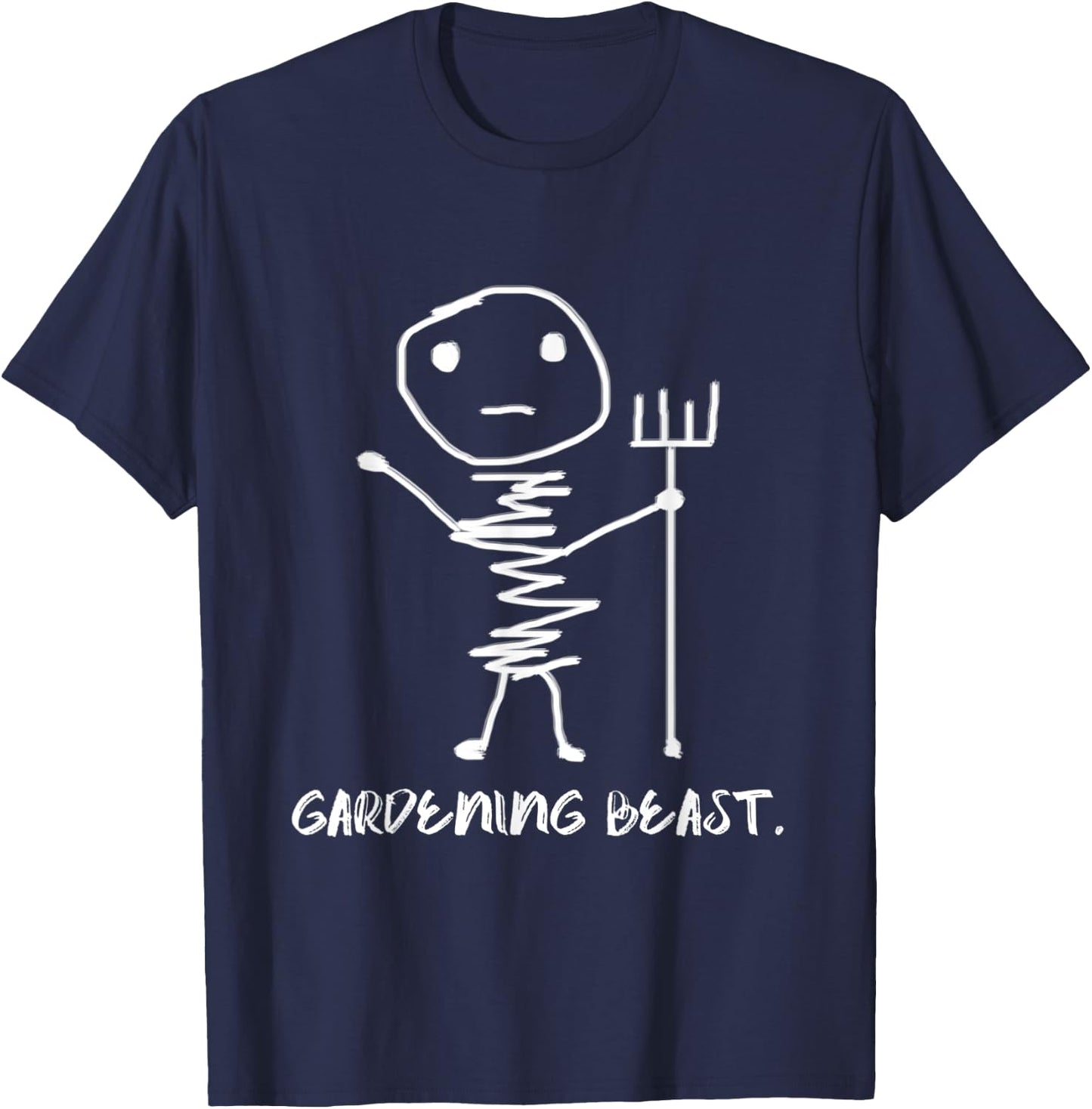 Garden Beast Gardener Gardening Nursery Plants Gift T-Shirt - T-Shirt | Navy