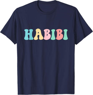 Habibi Darling Arabic T-Shirt - T-Shirt | Navy