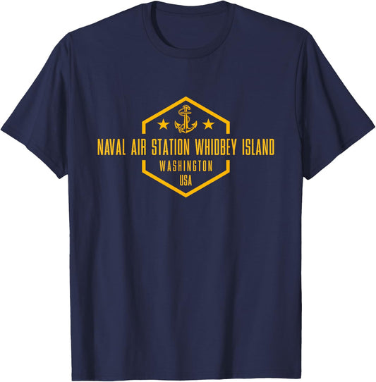 Naval Air Station Whidbey Island T-Shirt - T-Shirt | Navy