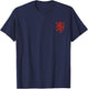 Czech Republic Bohemia Arms Double-tailed Lion Flag T-Shirt - T-Shirt | Navy