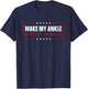 Make My Ankle Great Again 2025 - Injury Recovery T-Shirt - T-Shirt | Navy