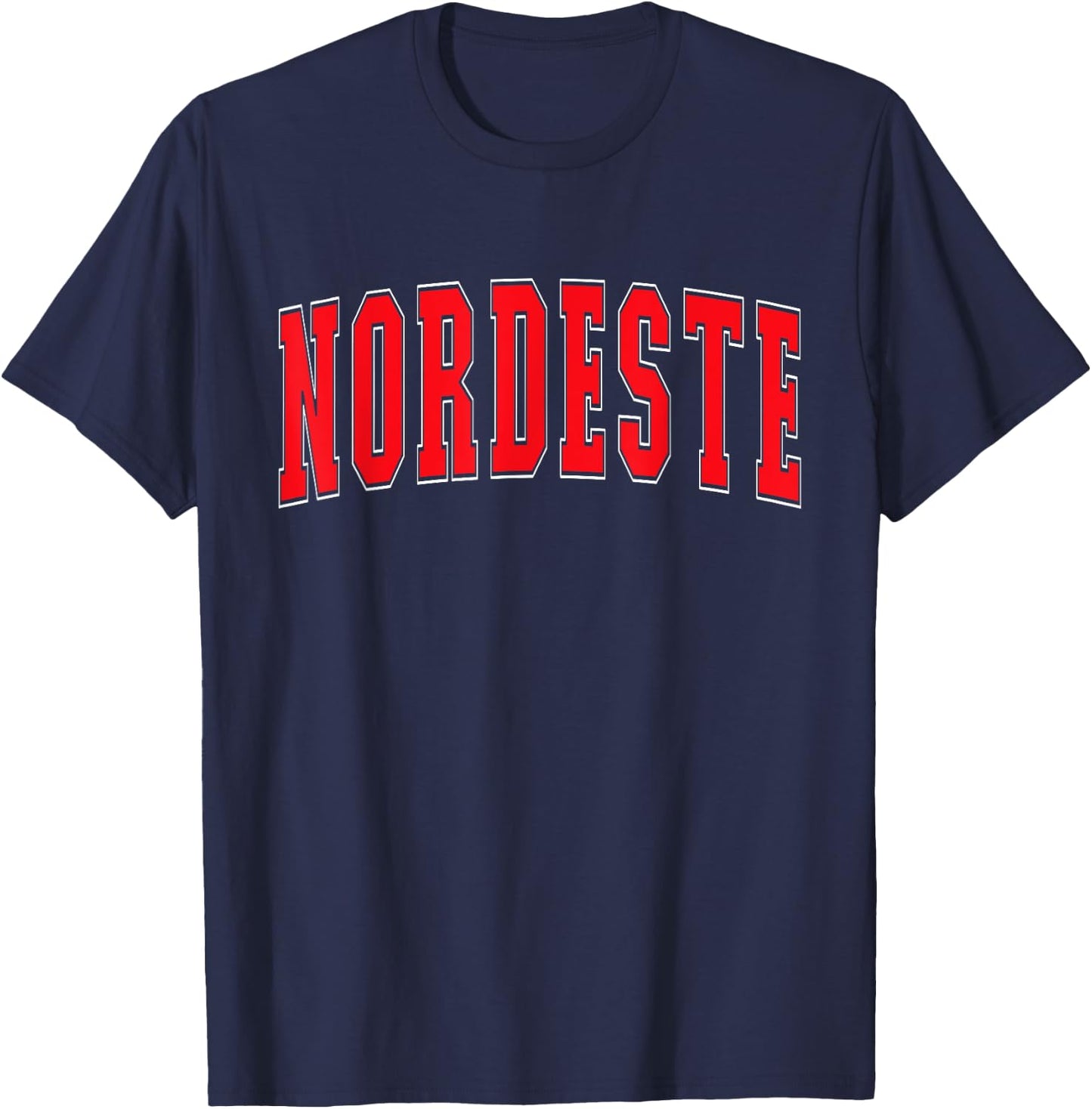 Nordeste Portugal Souvenirs Nordeste - Black, -Adults, Small, Short Sleeve, Cotton, Modern Themed Novelty, Love, Casual, All Seasons T-Shirt - T-Shirt | Navy