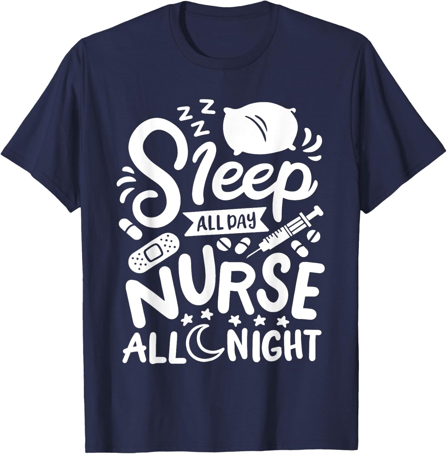Nurse Nursing RN T-Shirt - T-Shirt | Navy