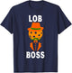 Lob Boss Funny Halloween Pickleball for Pickleball Lover T-Shirt - T-Shirt | Navy