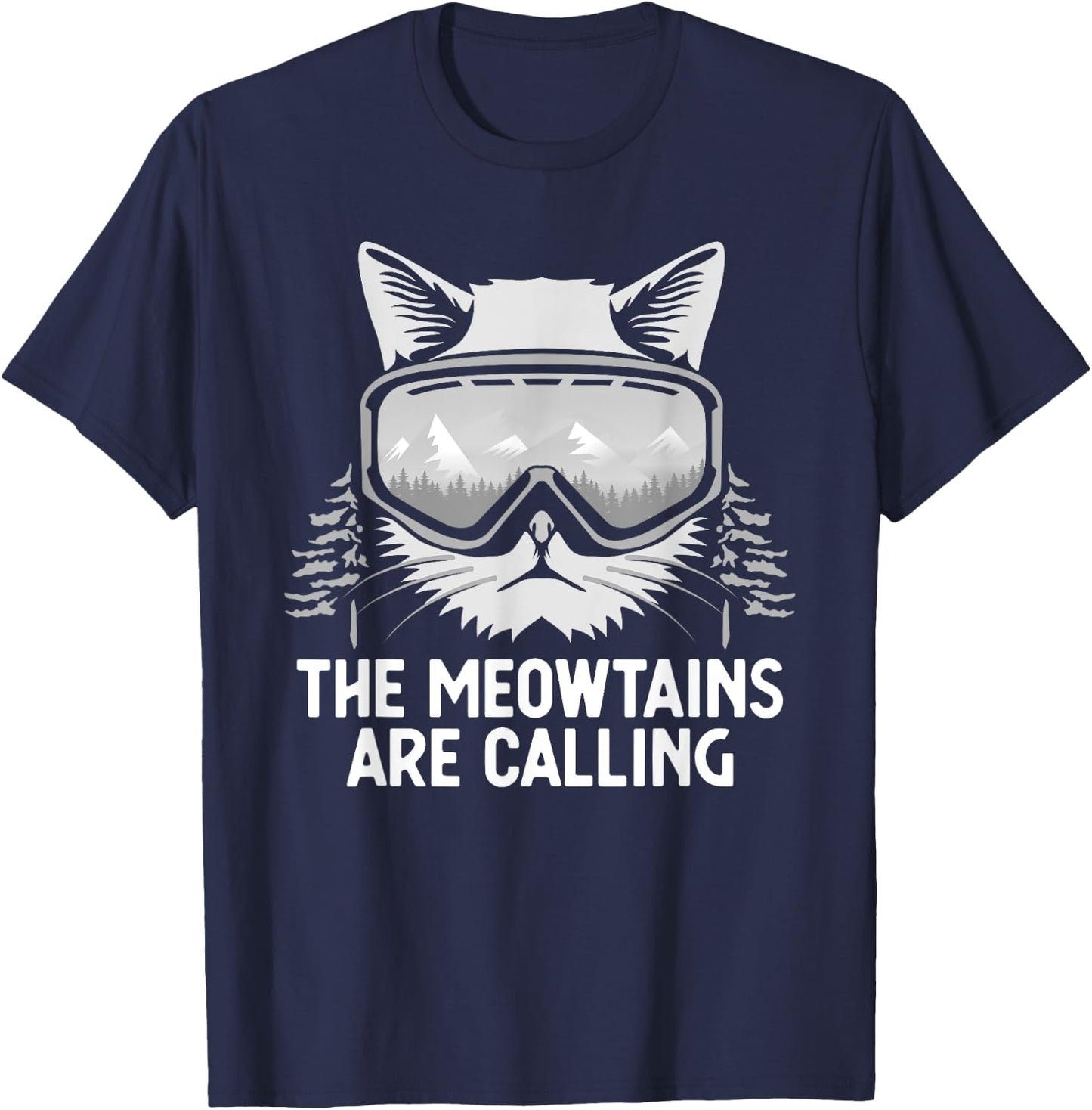 Cool Snowboard Women Kids Ski Lover Mountain Skier T-Shirt - T-Shirt | Navy