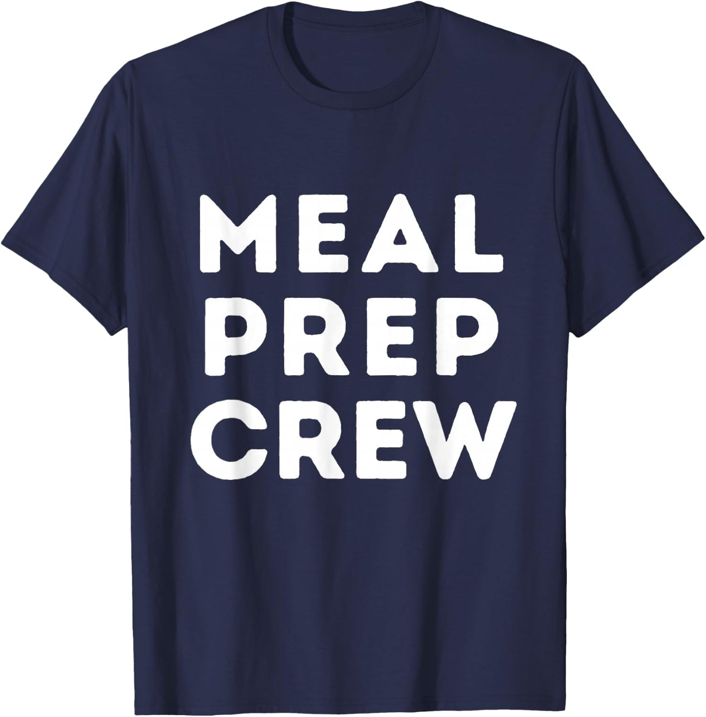 Thanksgiving Cooking | Meal Prep Crew T-Shirt - T-Shirt | Navy