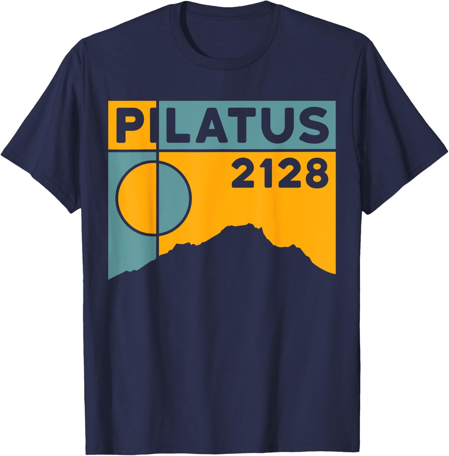 Mount Pilatus Hike Lucerne Swiss Hiking Gifts Switzerland T-Shirt - T-Shirt | Navy