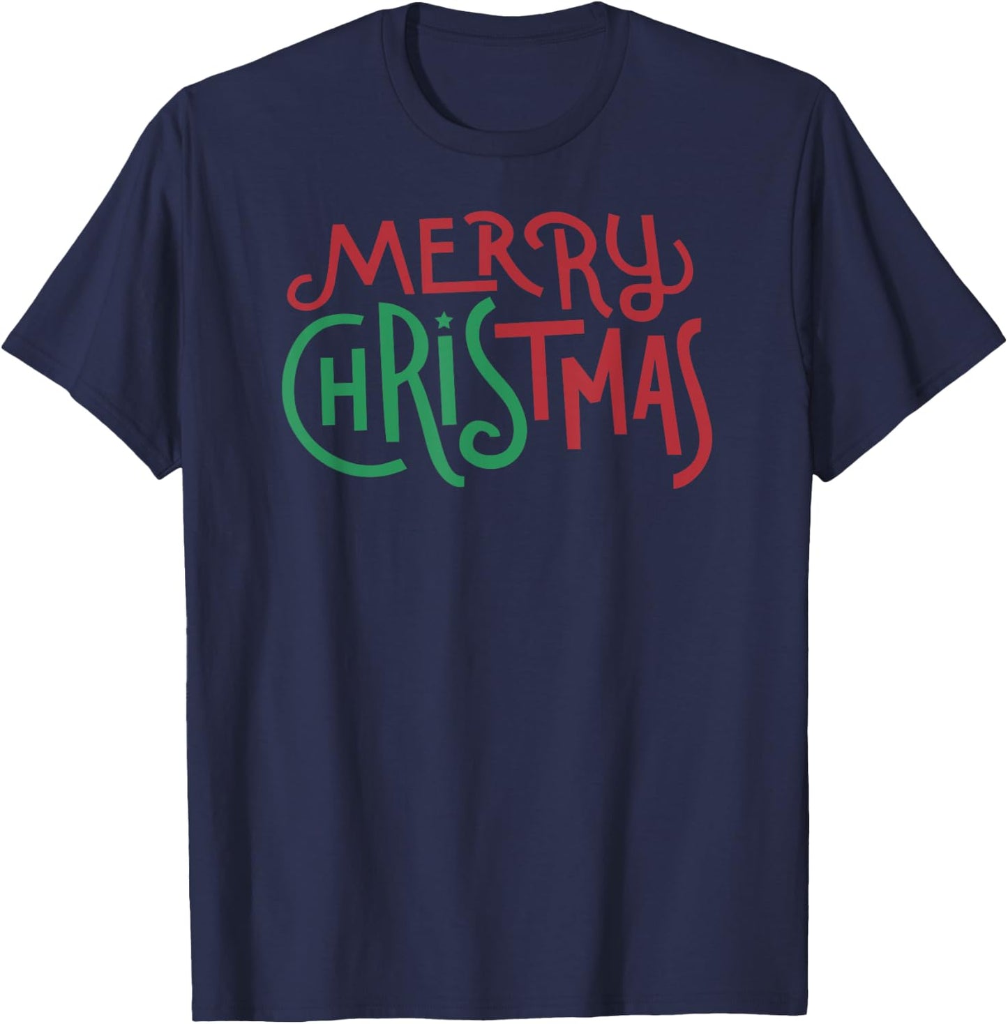 Candy Cane Lane - Merry Christmas T-Shirt - T-Shirt | Navy