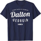 Dalton Georgia Retro Vintage Souvenir GA Dalton T-Shirt - T-Shirt | Navy