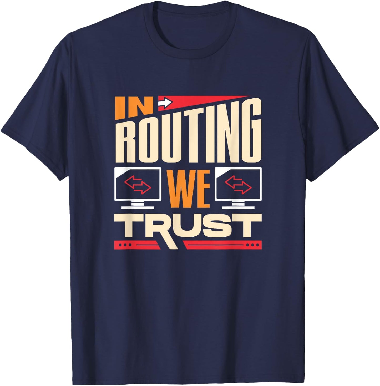 Network Admin Network Engineering Network Administrator T-Shirt - T-Shirt | Navy