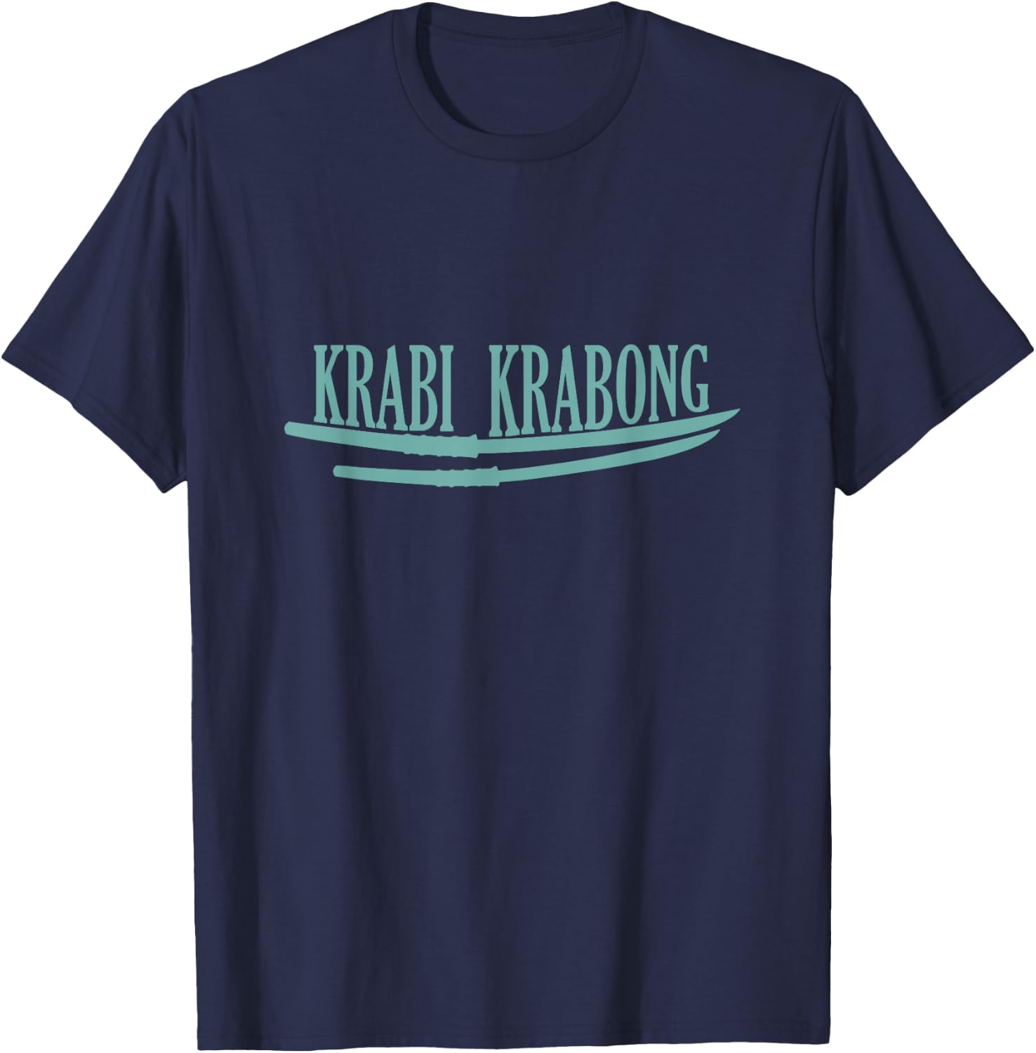 Krabi Krabong Sword and Epee Training T-Shirt - T-Shirt | Navy