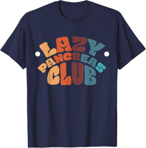 Lazy Pancreas Club T-Shirt - T-Shirt | Navy