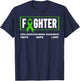 Cholangiocarcinoma Fighter - Cholangiocarcinoma Awareness T-Shirt - T-Shirt | Navy