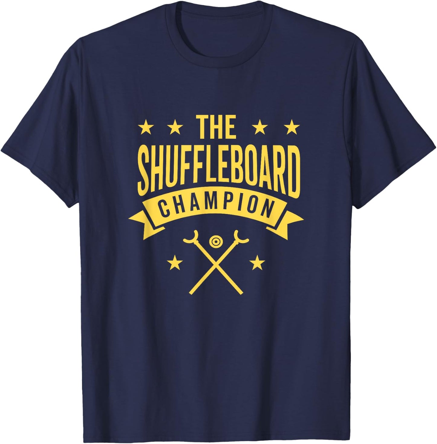 The Shuffleboard Champion T-Shirt - T-Shirt | Navy