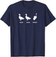 Duck Duck Confit Adult Food Pun Chef Apparel T-Shirt - T-Shirt | Navy