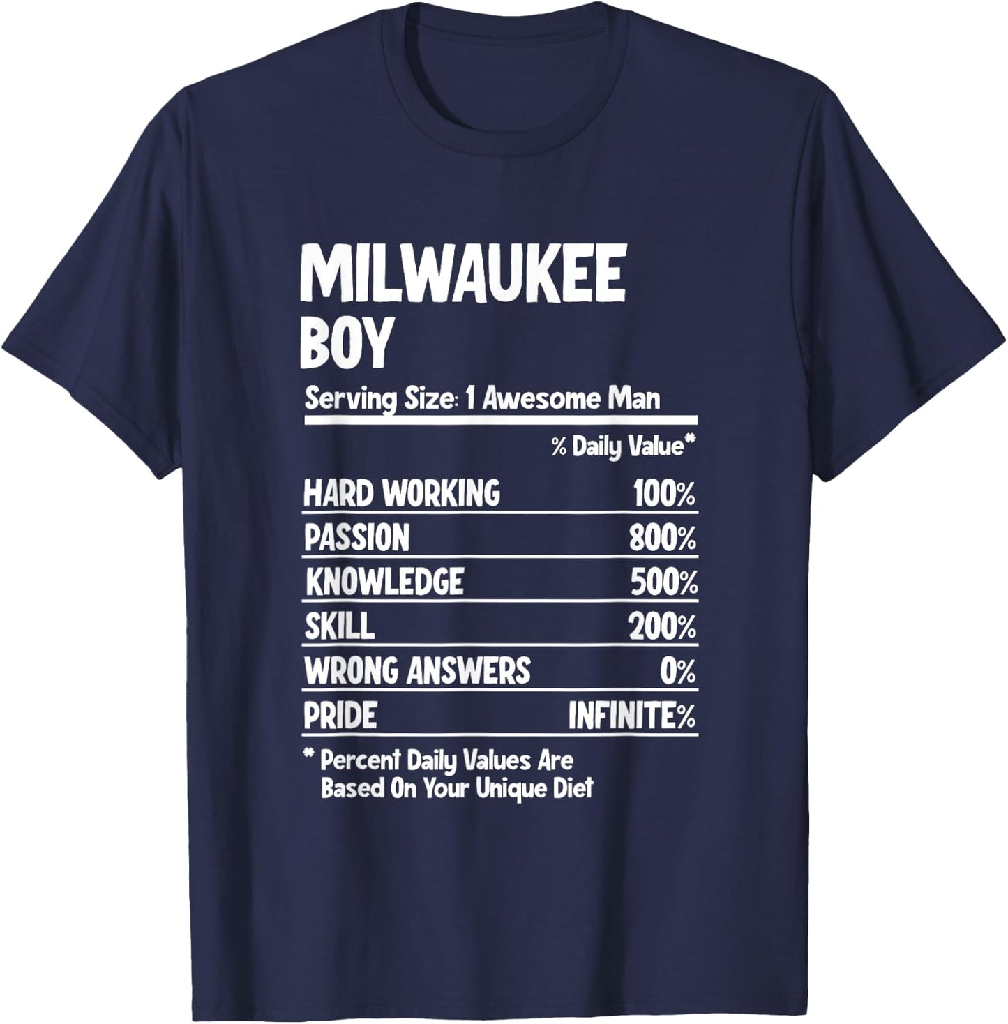 Boy from Milwaukee T-Shirt - T-Shirt | Navy