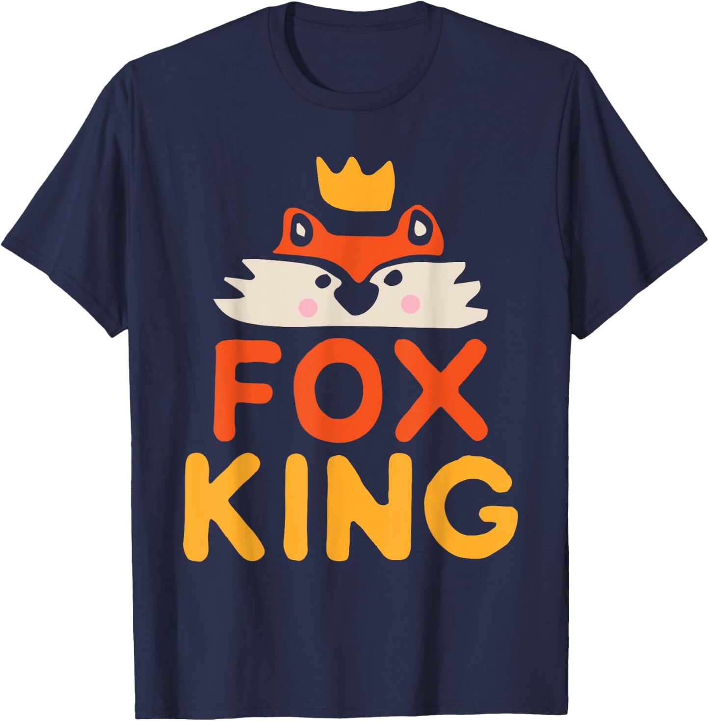 Fox King T-Shirt - T-Shirt | Navy