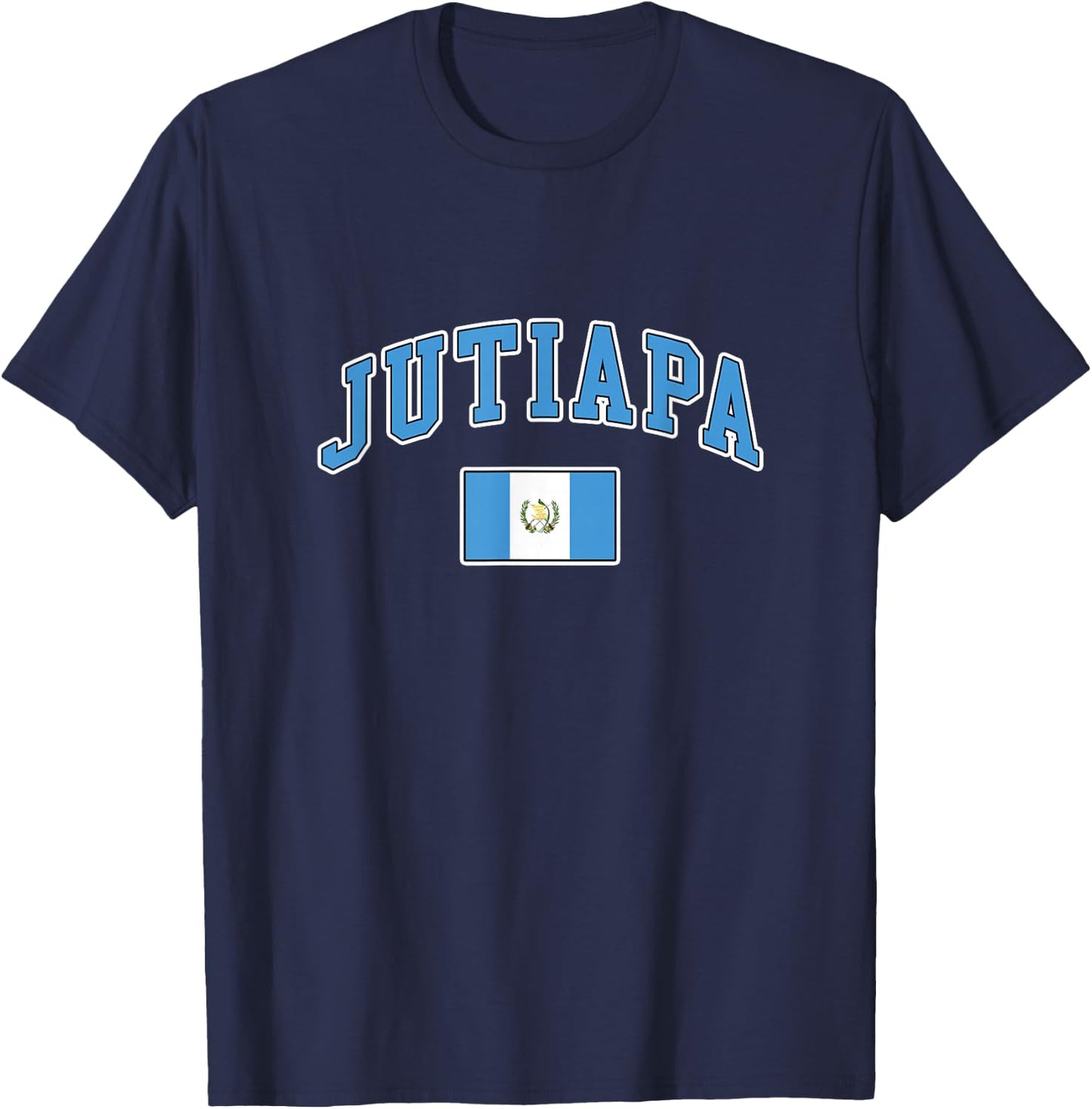 Jutiapa con la bandera de Guatemala T-Shirt - T-Shirt | Navy