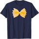 Bow Tie Pasta T-Shirt - T-Shirt | Navy
