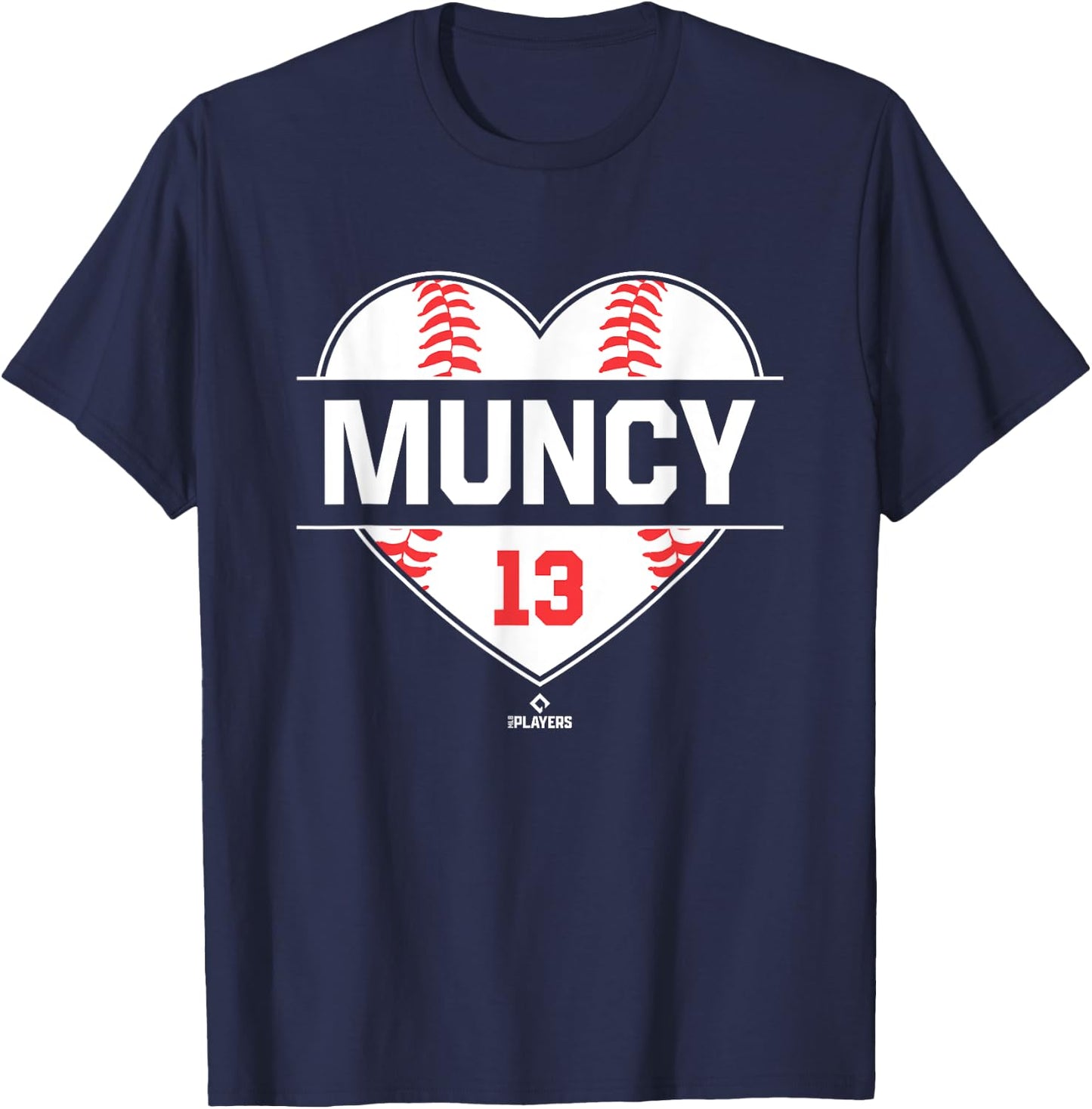 Vintage Baseball Bat Gameday Max Muncy Los Angeles MLBPA T-Shirt - T-Shirt | Navy