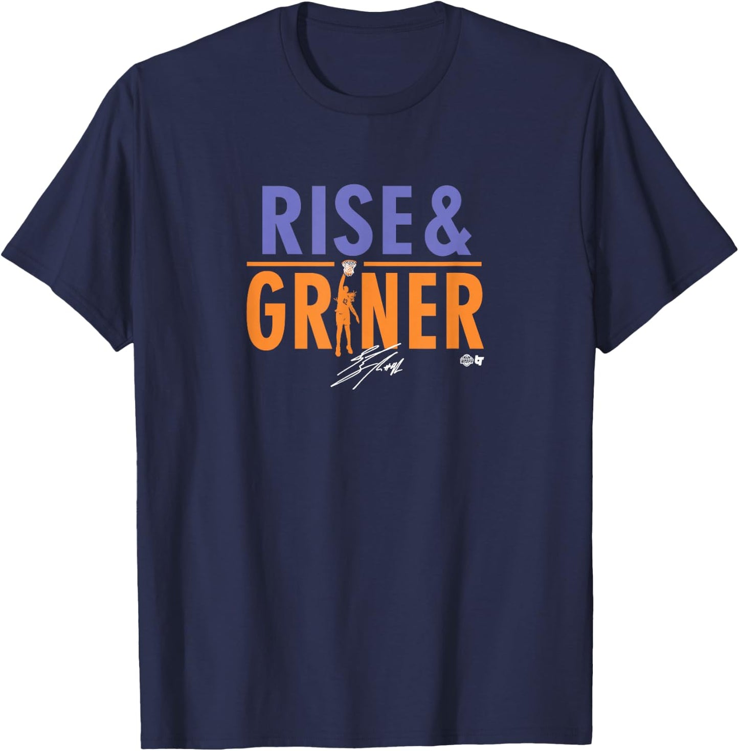 BRITTNEY GRINER: RISE AND GRINER - Phoenix Basketball T-Shirt - T-Shirt | Navy