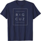 Cool Big Cousin Shirt - Teen Promoted to Cousin, Big Cuz T-Shirt - T-Shirt | Navy