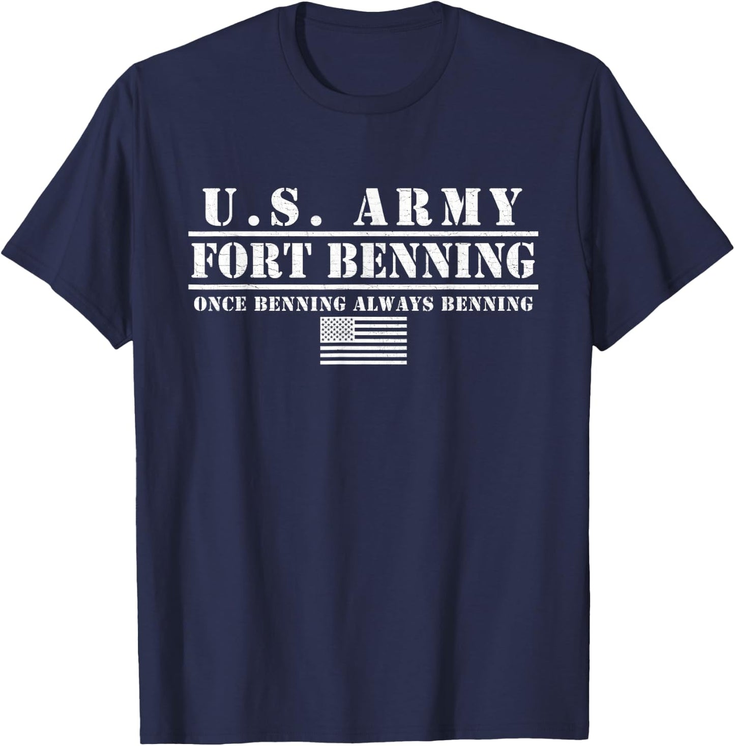 Fort Benning Georgia Army Infantry Harmony Church Black -Kids T-Shirt - T-Shirt | Navy