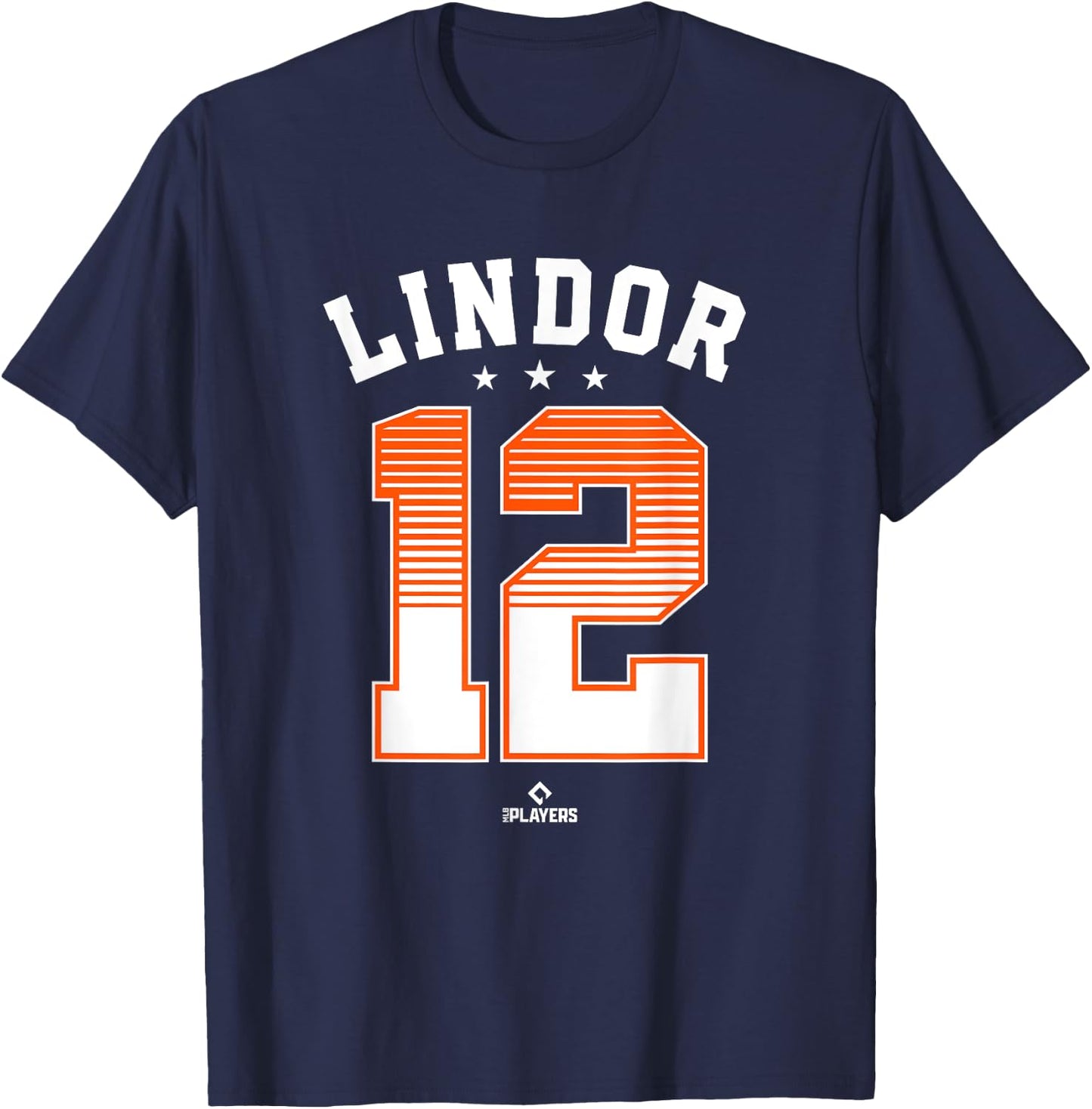 Francisco Lindor 12 New York MLBPA T-Shirt - T-Shirt | Navy