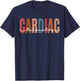 Cardiac Telemetry Nursing Funny Progressive Care Nurse T-Shirt - T-Shirt | Navy
