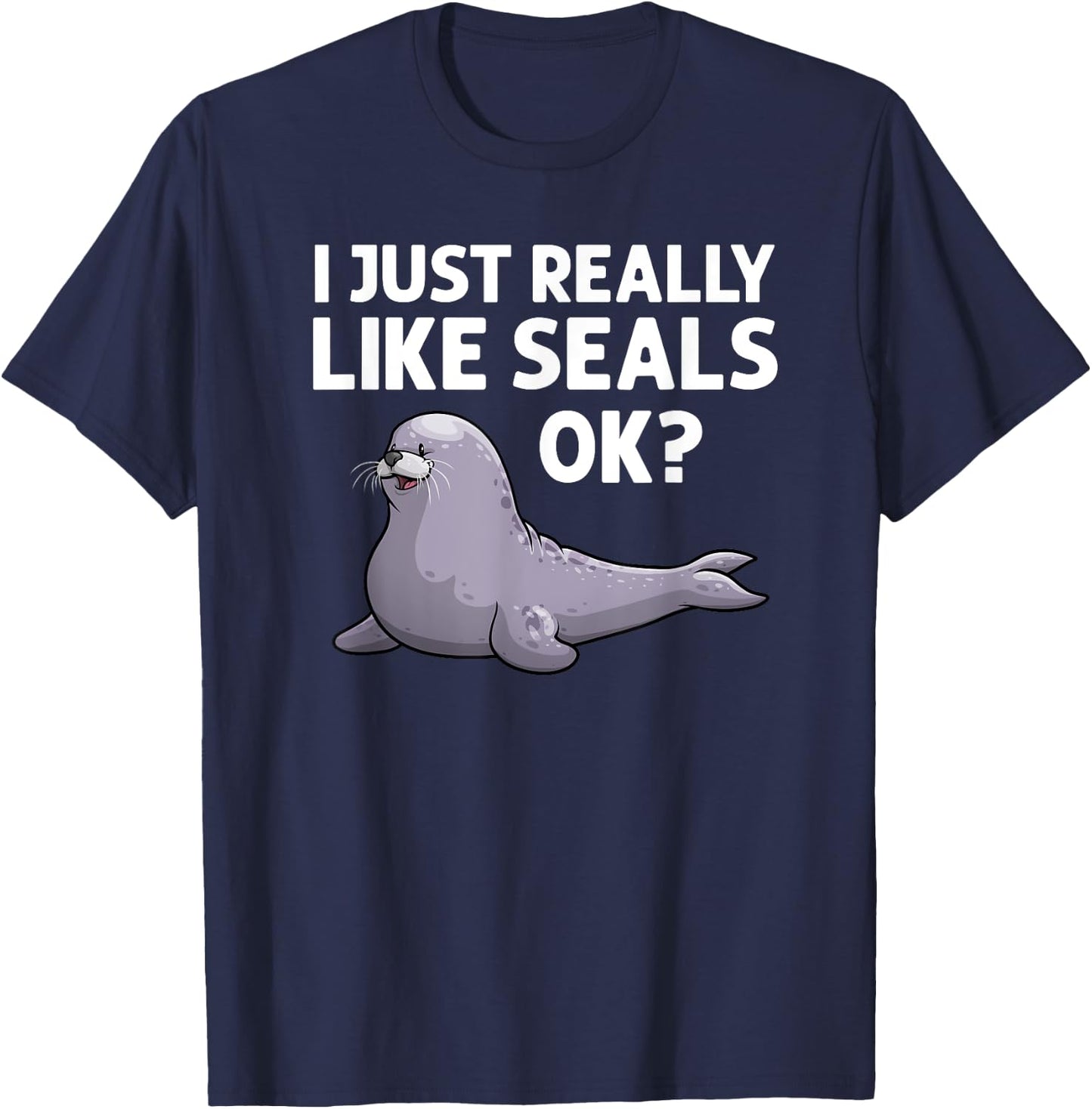 Cool Seal Women Sea Lion Zookeeper Sea Animal Seals T-Shirt - T-Shirt | Navy
