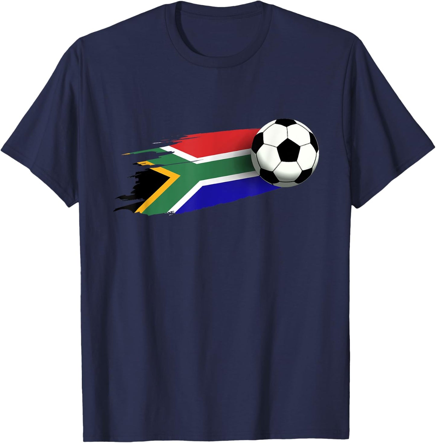 South Africa Flag Jersey South African Soccer Team T-Shirt - T-Shirt | Navy