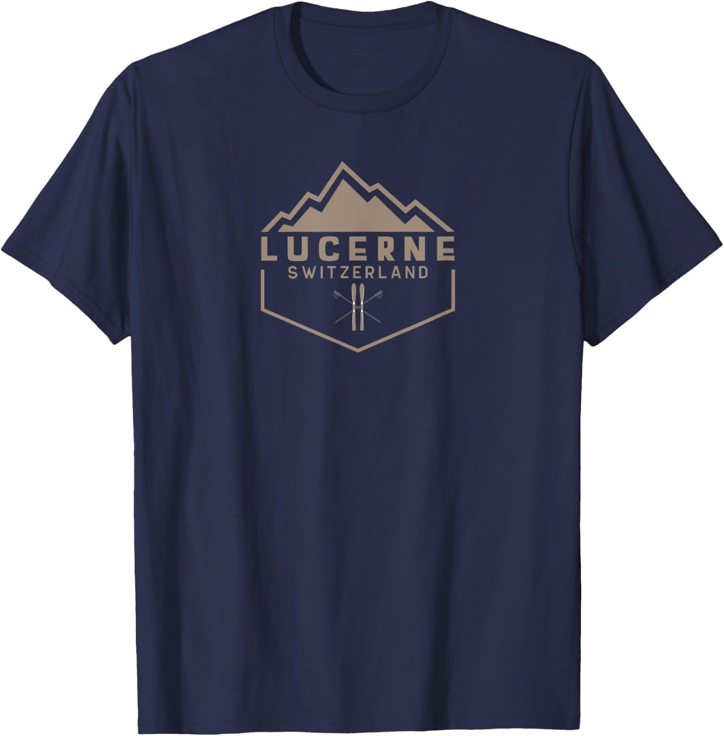 Lucerne Switzerland T-Shirt - T-Shirt | Navy