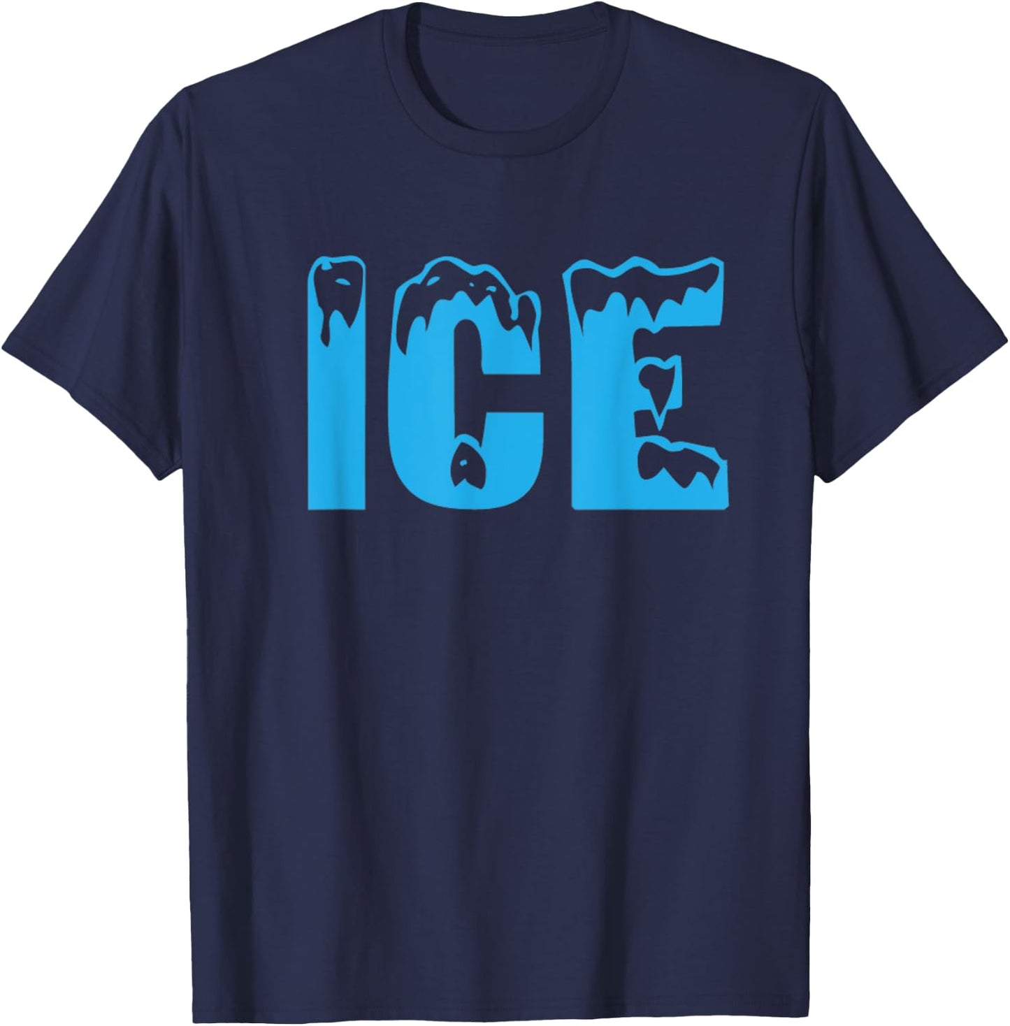 Ice Ice and Baby Funny Family Halloween Costume Couples 2023 T-Shirt - T-Shirt | Navy
