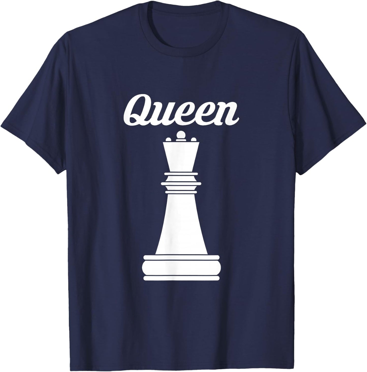 Queen Chess Player T-Shirt - T-Shirt | Navy