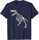 Funny T-Rex Art Women Dino Tyrannosaurus Dinosaur T-Shirt - T-Shirt | Navy