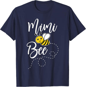 Mimi Of The Bee Day Girl Hive Family Matching Birthday Sweet T-Shirt - T-Shirt | Navy