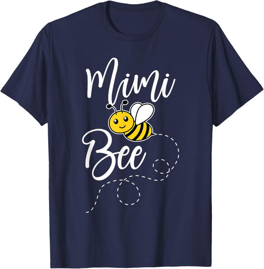 Mimi Of The Bee Day Girl Hive Family Matching Birthday Sweet T-Shirt - T-Shirt | Navy