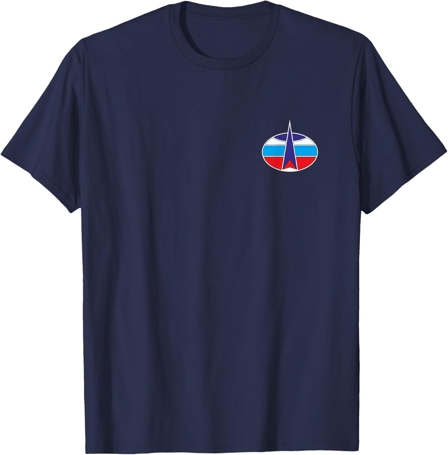 Russian Space Forces Program Russia Aerospace Patriot T-Shirt - T-Shirt | Navy