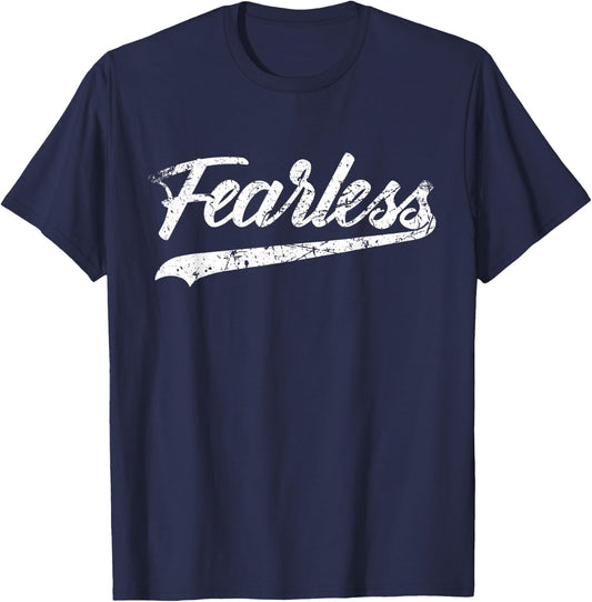 Fearless Graphic Authentic T-Shirt - T-Shirt | Navy