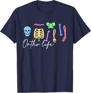 Ortho Life for Orthopedic Nurse and Specialist T-Shirt - T-Shirt | Navy