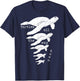 Funny Turtles All The Way Down Christian Apologetics T-Shirt - T-Shirt | Navy