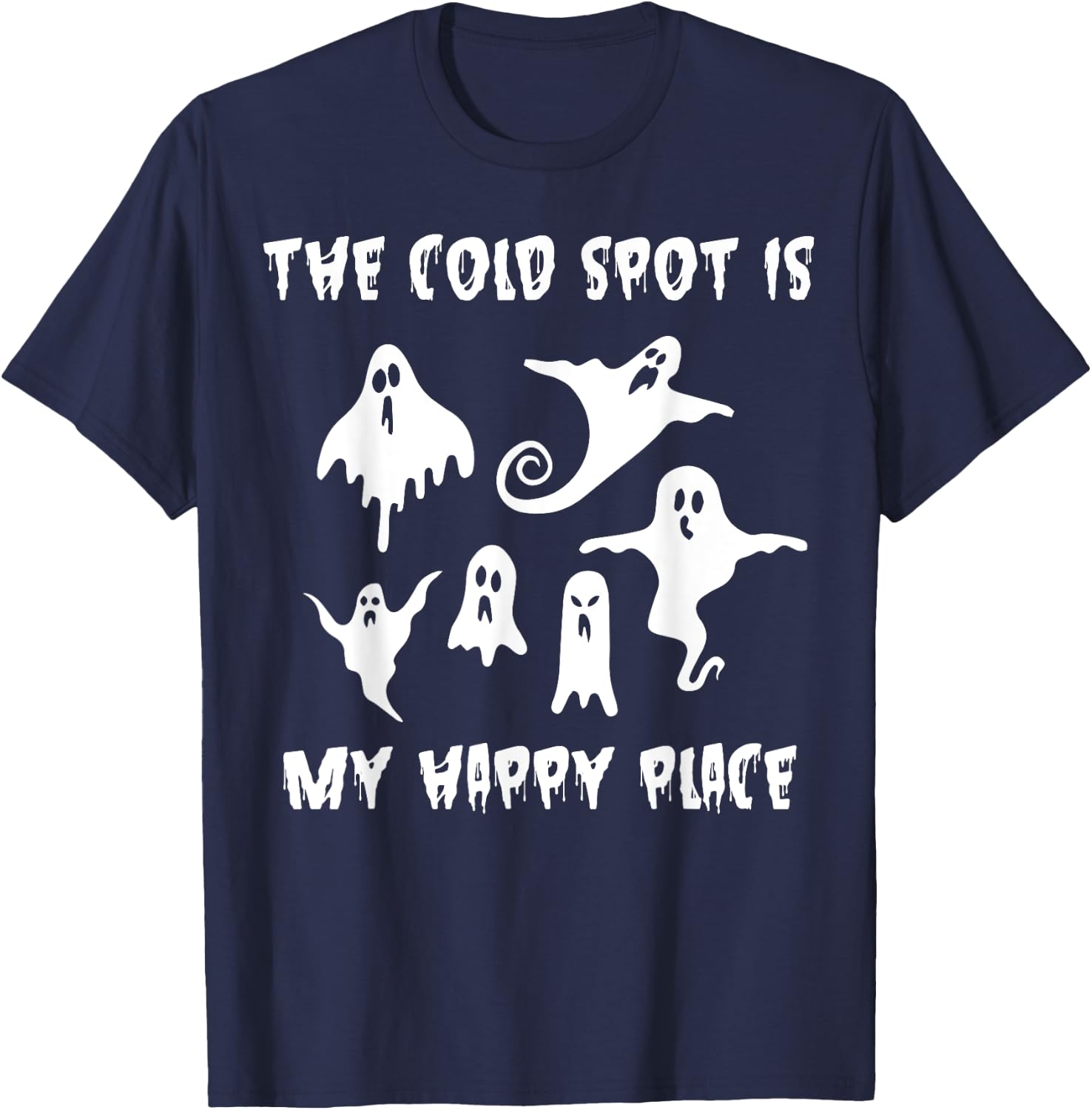 Phasmophobia - Ghost Hunter - Paranormal Investigator T-Shirt - T-Shirt | Navy
