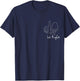 LA Hand Sign Original Los Angeles Pocket Graphic T-Shirt - T-Shirt | Navy