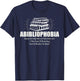Abibliophobia Funny Reading Bookworm Reader Book Lover T-Shirt - T-Shirt | Navy