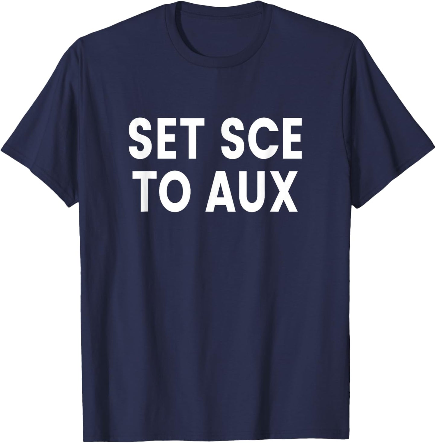 Set SCE To AUX T-Shirt - T-Shirt | Navy