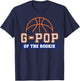 G-Pop of Rookie 1st Birthday Basketball Theme Matching Party T-Shirt - T-Shirt | Navy
