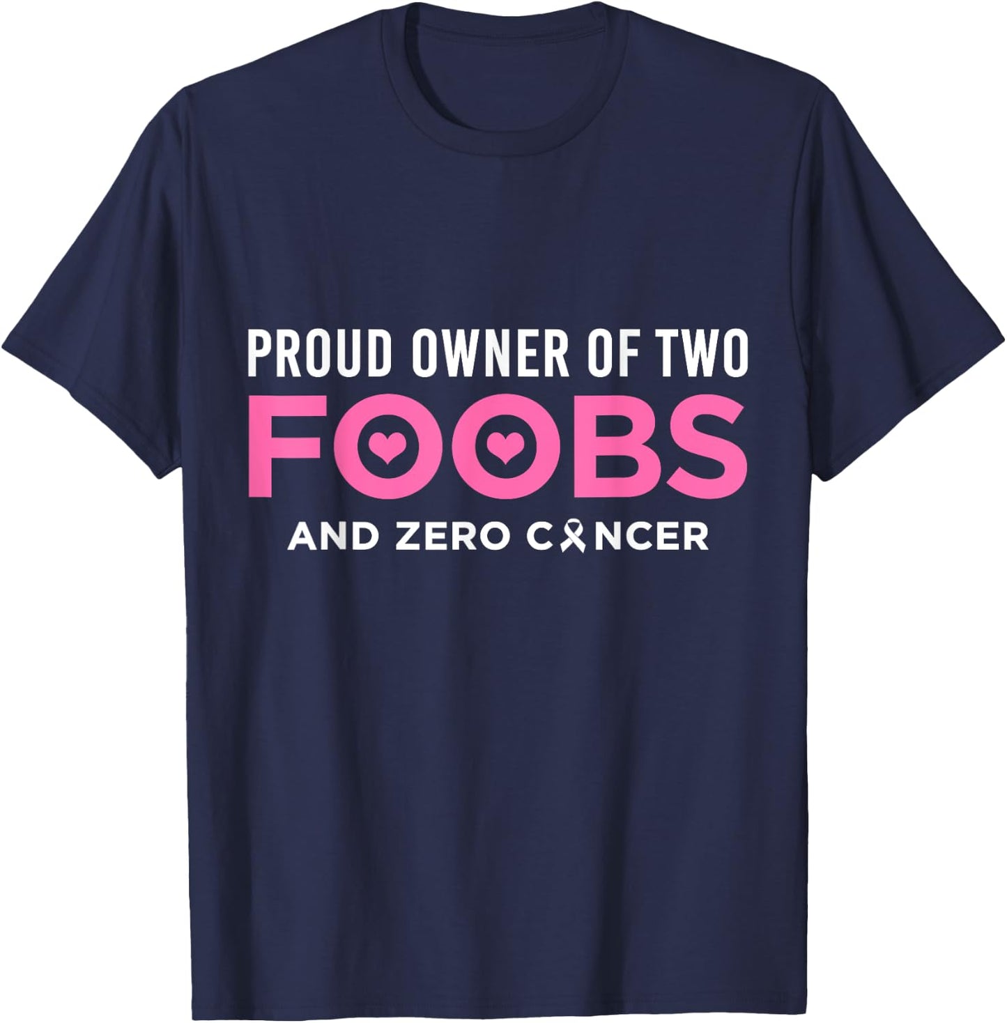 Funny Mastectomy Recovery Desgin - Post Mastectomy T-Shirt - T-Shirt | Navy